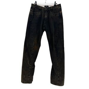 KAZUO Men’s Bleached Tapered Cotton Pant Size 30